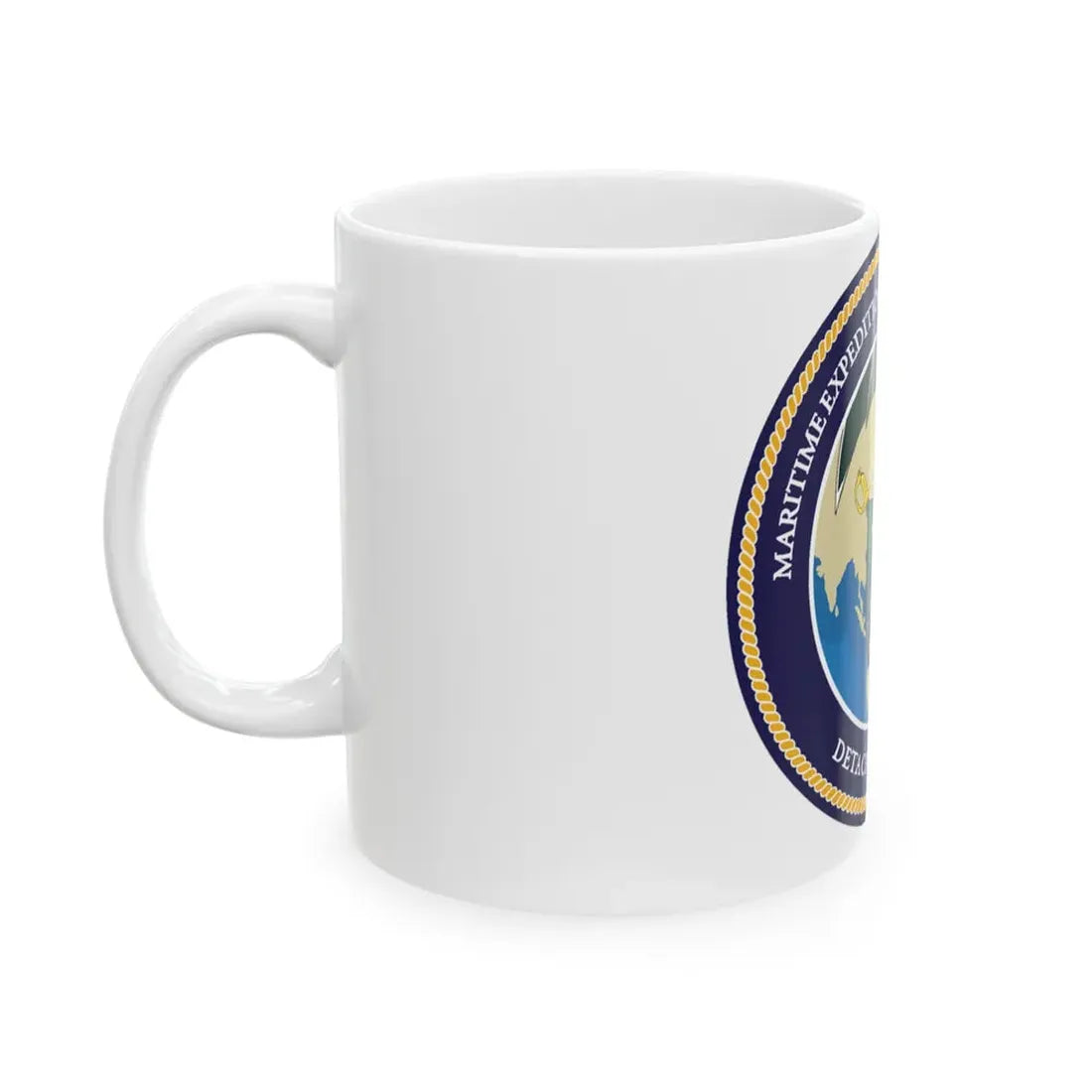 MESG 1 Det Guam Maritime Expeditionary Security Group One (U.S. Navy) White Coffee Mug - Go Mug Yourself