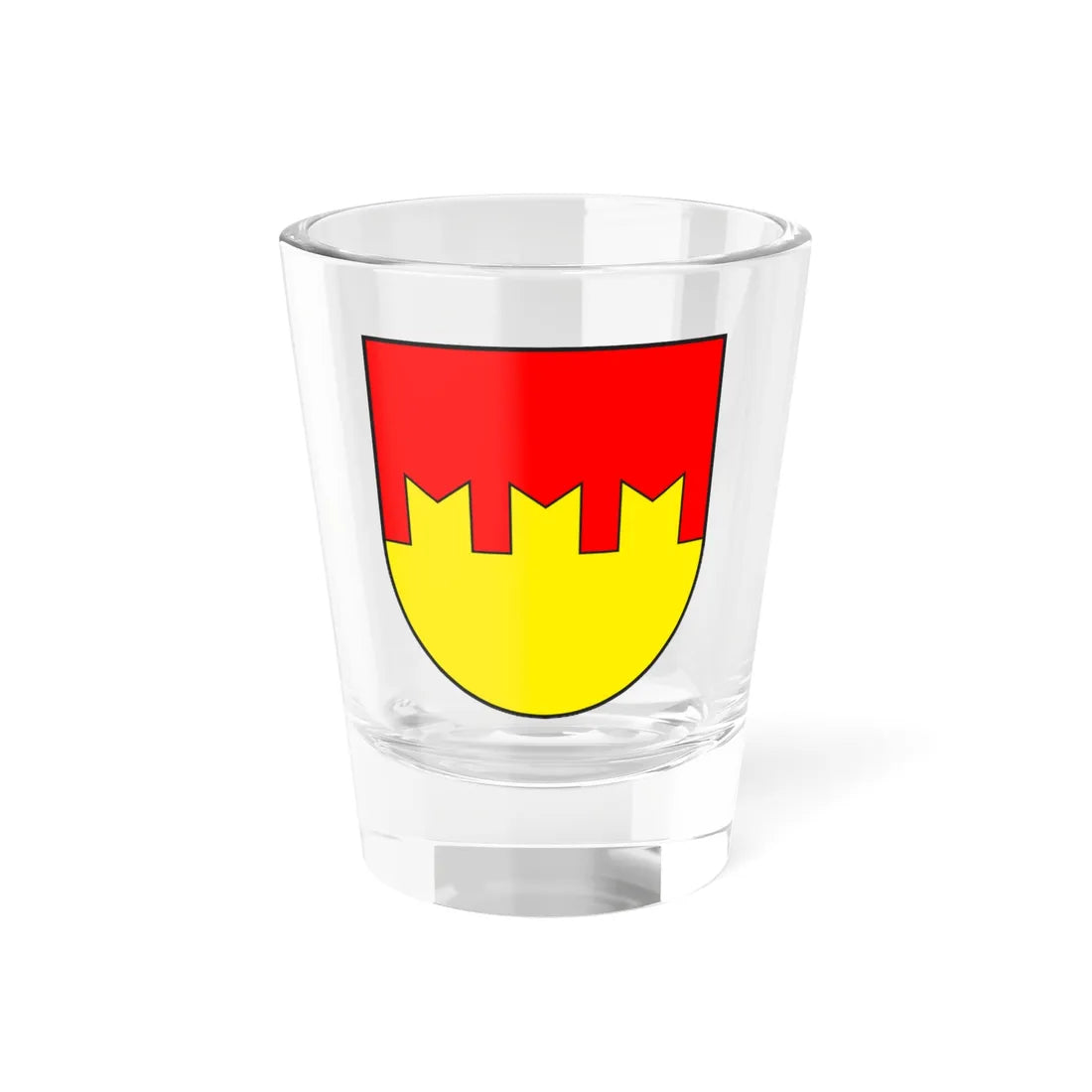 Mesocco wappen (Switzerland) (Coat of Arms) Shot Glass 1.5oz 1.5oz - Go Mug Yourself