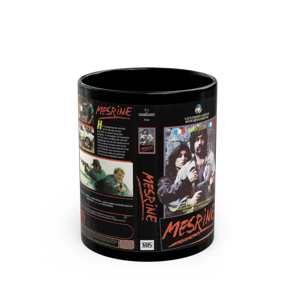 MESRINE (VHS COVER) - Black Coffee Mug-11oz-Go Mug Yourself