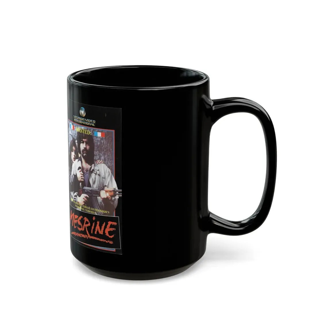 MESRINE (VHS COVER) - Black Coffee Mug - Go Mug Yourself