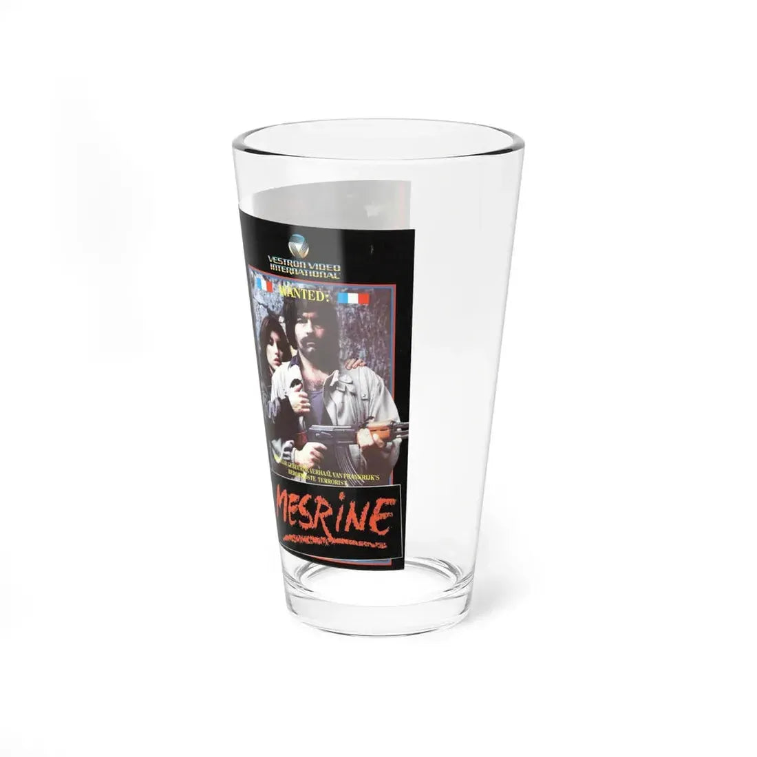 MESRINE (VHS COVER) Pint Glass 16oz - Go Mug Yourself