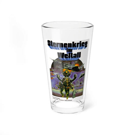 MESSAGE FROM SPACE (GERMAN) 1978 Movie Poster - Pint Glass 16oz-16oz-Go Mug Yourself