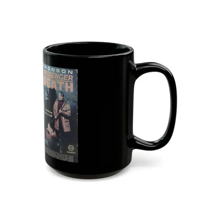 MESSENGER OF DEATH (VHS COVER) - Black Coffee Mug - Go Mug Yourself