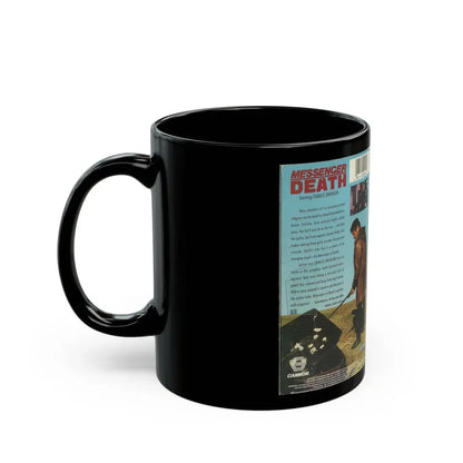 MESSENGER OF DEATH (VHS COVER) - Black Coffee Mug - Go Mug Yourself