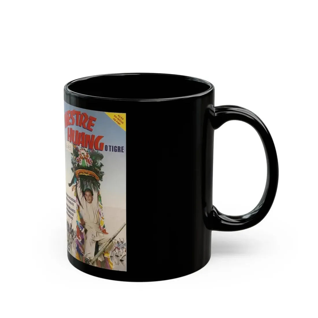 MESTRE HUANG O TIGRE (VHS COVER) - Black Coffee Mug - Go Mug Yourself