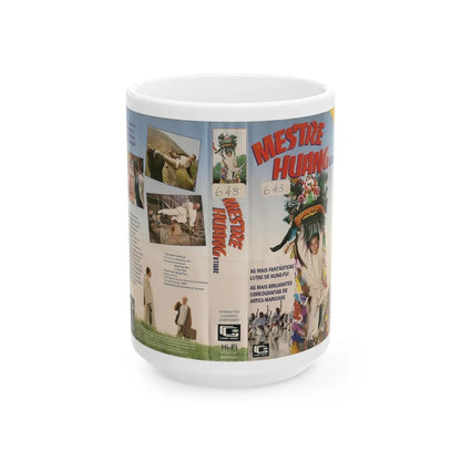 MESTRE HUANG O TIGRE (VHS COVER) - White Coffee Mug-15oz-Go Mug Yourself