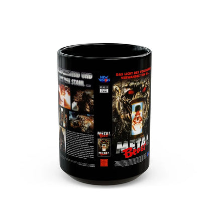 METAL BEAST (VHS COVER) - Black Coffee Mug-15oz-Go Mug Yourself