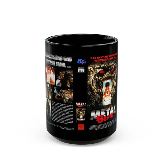 METAL BEAST (VHS COVER) - Black Coffee Mug 15oz - Go Mug Yourself