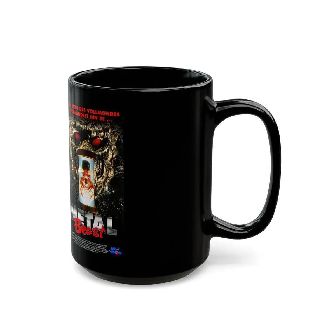 METAL BEAST (VHS COVER) - Black Coffee Mug - Go Mug Yourself