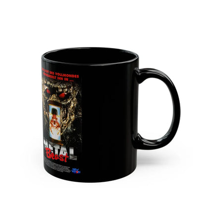 METAL BEAST (VHS COVER) - Black Coffee Mug-Go Mug Yourself