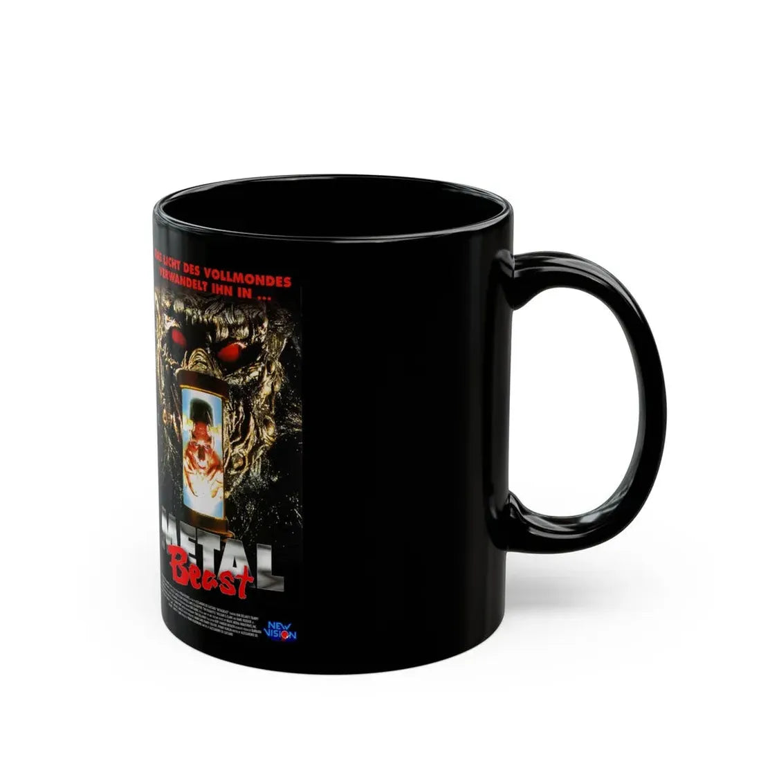 METAL BEAST (VHS COVER) - Black Coffee Mug - Go Mug Yourself