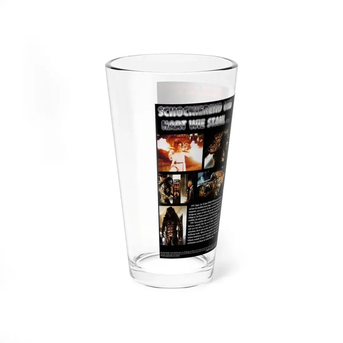 METAL BEAST (VHS COVER) Pint Glass 16oz - Go Mug Yourself