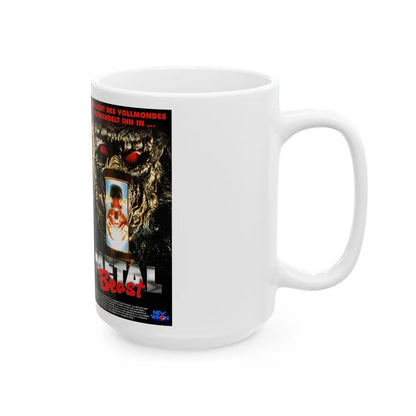 METAL BEAST (VHS COVER) - White Coffee Mug-Go Mug Yourself