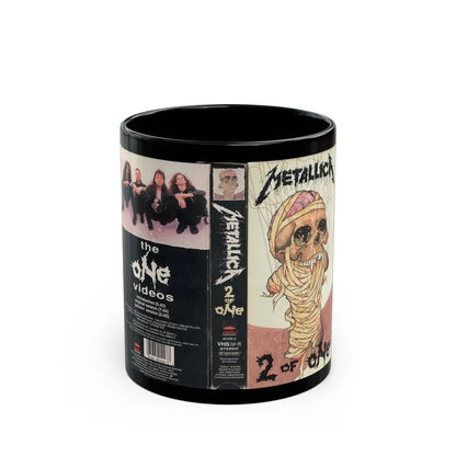 METALICA 2 OF ONE (VHS COVER) - Black Coffee Mug 11oz - Go Mug Yourself