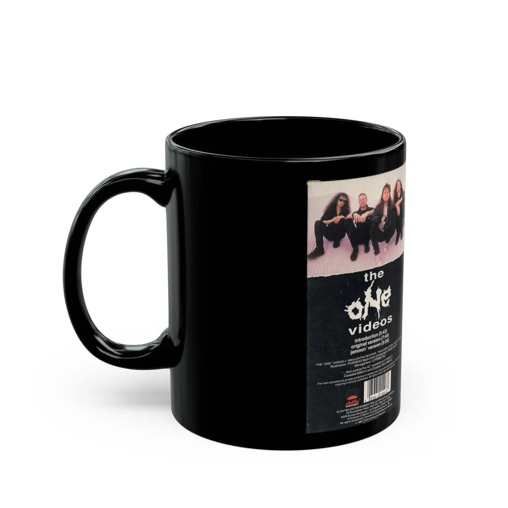 METALICA 2 OF ONE (VHS COVER) - Black Coffee Mug-Go Mug Yourself