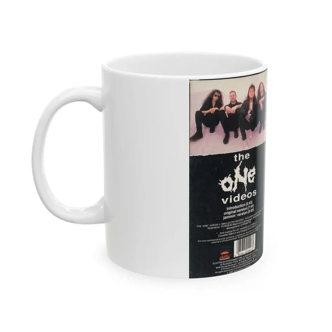METALICA 2 OF ONE (VHS COVER) - White Coffee Mug - Go Mug Yourself