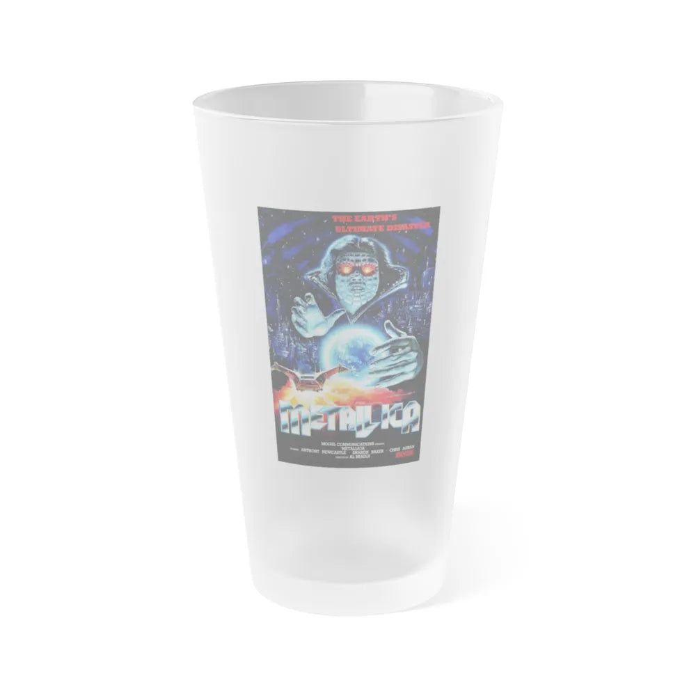 METALLICA (STAR ODYSSEY) 1979 Movie Poster - Frosted Pint Glass 16oz-16oz-Frosted-Go Mug Yourself