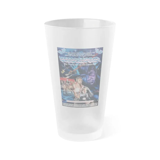 METALSTORM (GERMAN) 1983 Movie Poster - Frosted Pint Glass 16oz 16oz Frosted - Go Mug Yourself
