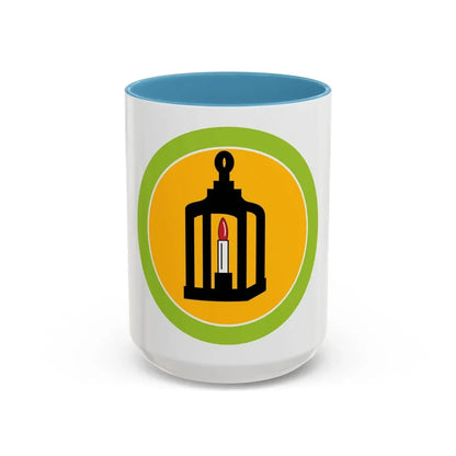 Metalwork (Boy Scout Merit Badge) Accent Coffee Mug 15oz Light Blue - Go Mug Yourself