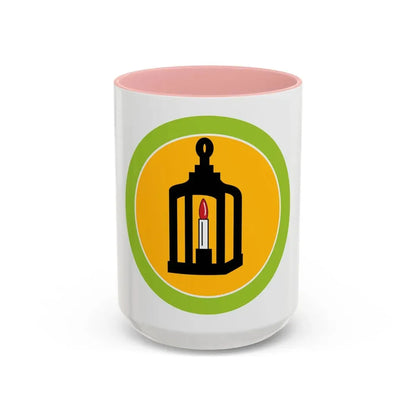 Metalwork (Boy Scout Merit Badge) Accent Coffee Mug 15oz Pink - Go Mug Yourself