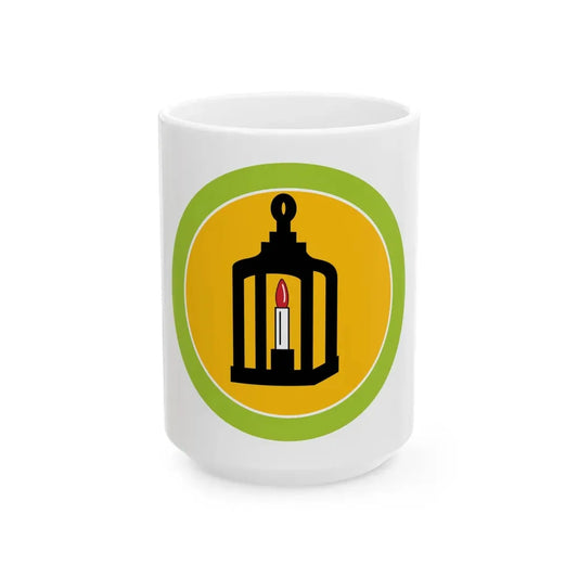 Metalwork (Boy Scout Merit Badge) White Coffee Mug 15oz - Go Mug Yourself