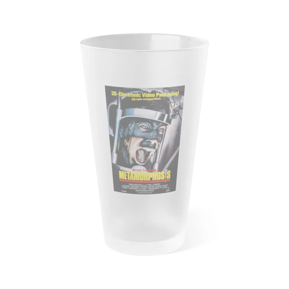 METAMORPHOSIS (2) 1990 Movie Poster - Frosted Pint Glass 16oz-16oz-Frosted-Go Mug Yourself