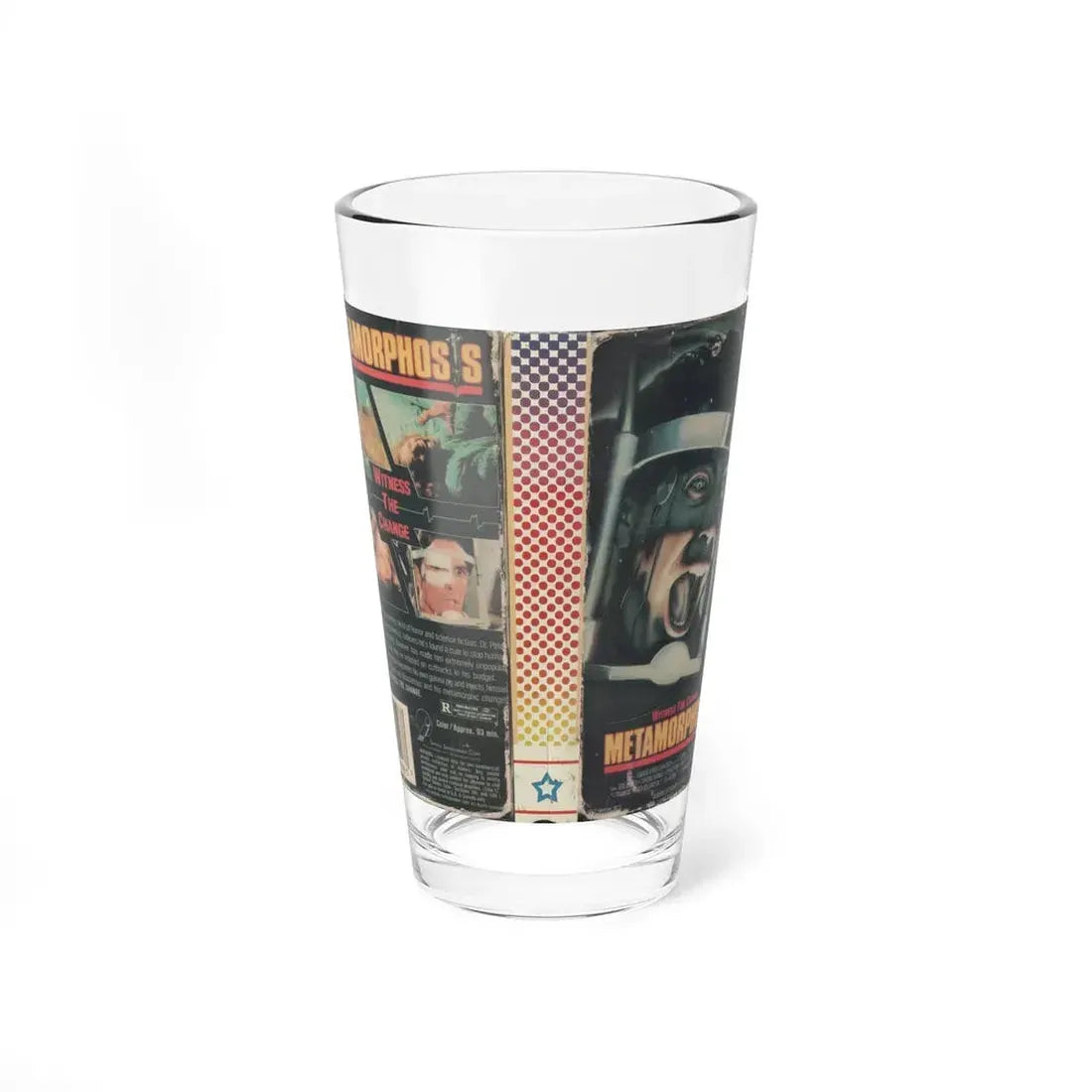 METAMORPHOSIS (VHS COVER) Pint Glass 16oz 16oz - Go Mug Yourself