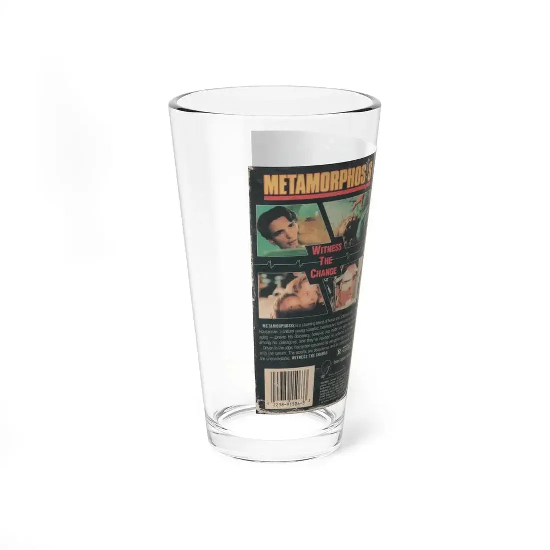 METAMORPHOSIS (VHS COVER) Pint Glass 16oz - Go Mug Yourself
