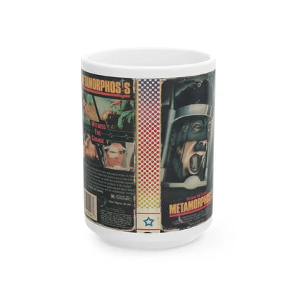 METAMORPHOSIS (VHS COVER) - White Coffee Mug 15oz - Go Mug Yourself
