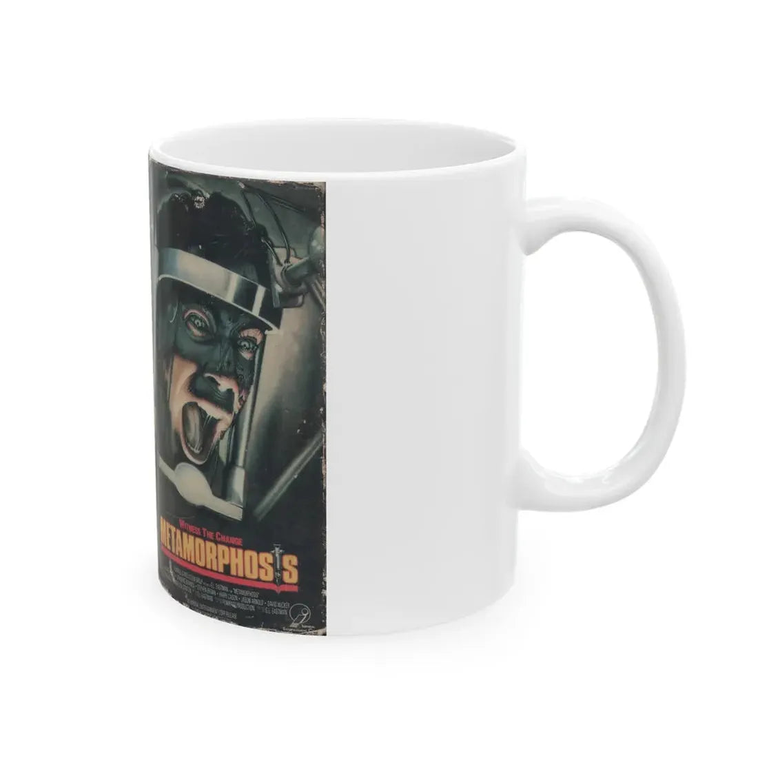 METAMORPHOSIS (VHS COVER) - White Coffee Mug - Go Mug Yourself