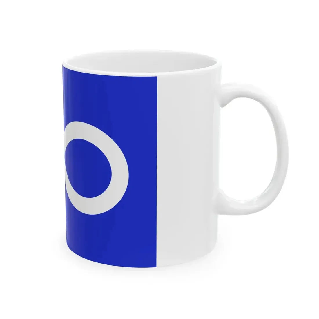 Metis Blue (Canada) White Coffee Mug - Go Mug Yourself