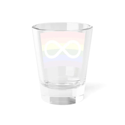 Metis Rainbow (Canada) Shot Glass 1.5oz - Go Mug Yourself