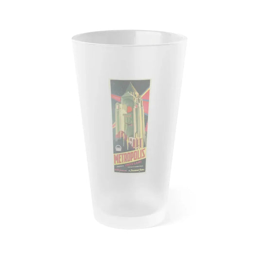METROPOLIS 1927 Movie Poster - Frosted Pint Glass 16oz 16oz Frosted - Go Mug Yourself