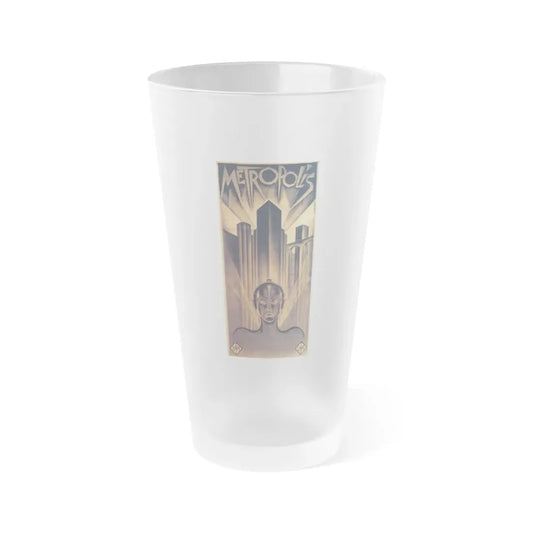 METROPOLIS (2) 1927 Movie Poster - Frosted Pint Glass 16oz 16oz Frosted - Go Mug Yourself