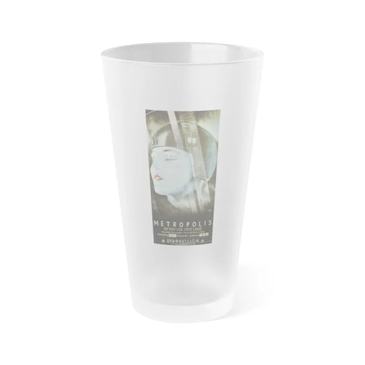 METROPOLIS (5) 1927 Movie Poster - Frosted Pint Glass 16oz-16oz-Frosted-Go Mug Yourself