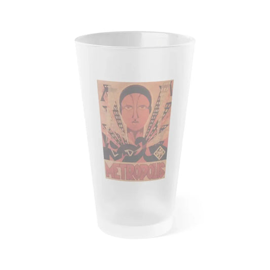 METROPOLIS (6) 1927 Movie Poster - Frosted Pint Glass 16oz 16oz Frosted - Go Mug Yourself