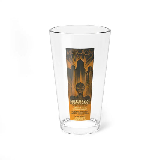 METROPOLIS (GERMAN) 1927 Movie Poster - Pint Glass 16oz-16oz-Go Mug Yourself