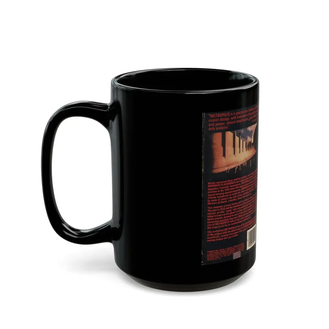 METROPOLIS (VHS COVER) - Black Coffee Mug - Go Mug Yourself