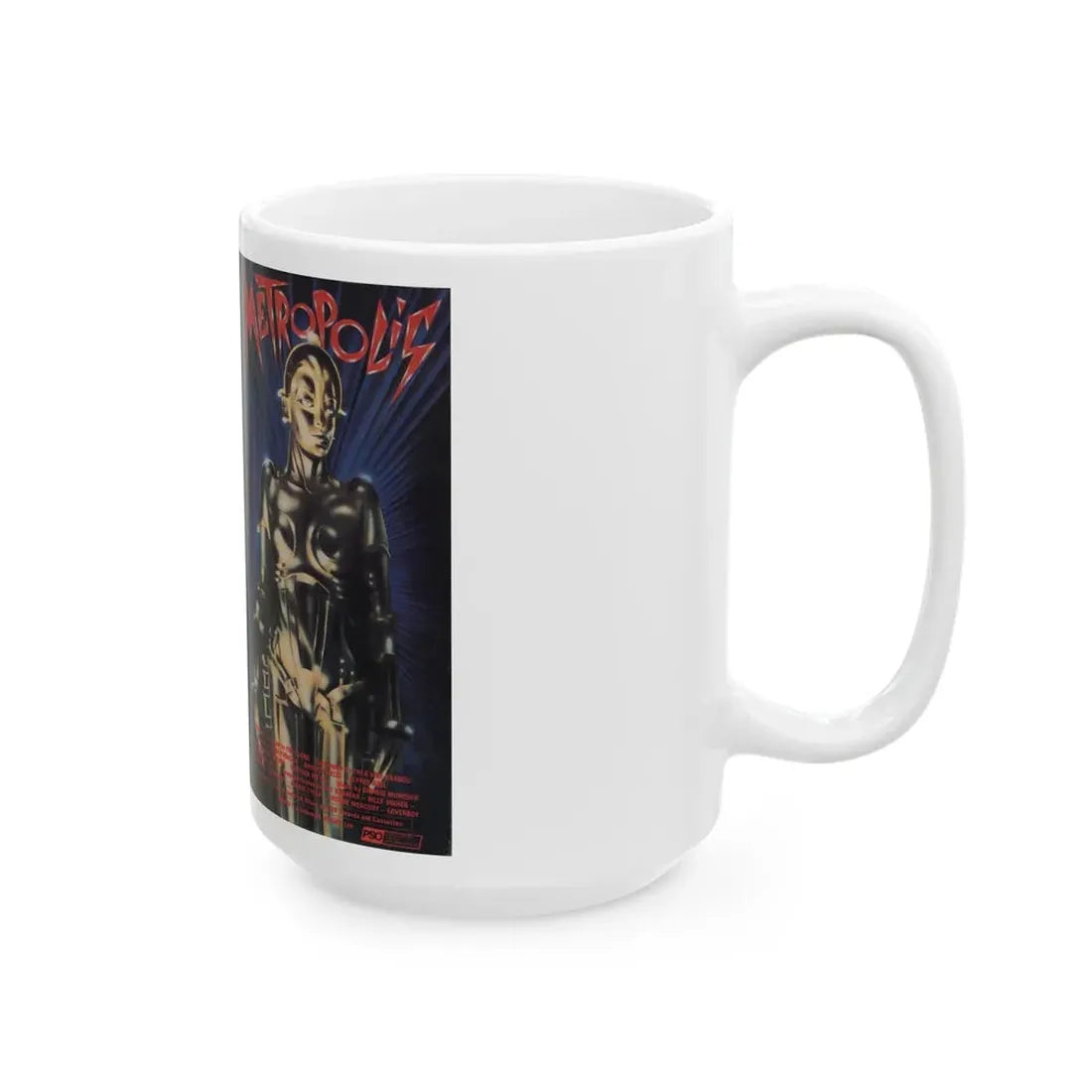 METROPOLIS (VHS COVER) - White Coffee Mug - Go Mug Yourself