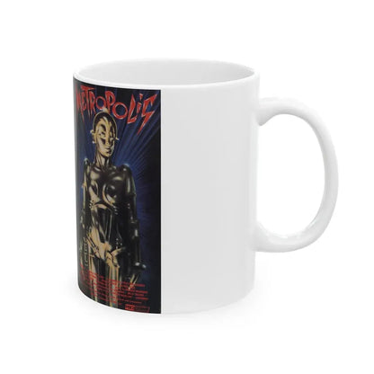 METROPOLIS (VHS COVER) - White Coffee Mug - Go Mug Yourself