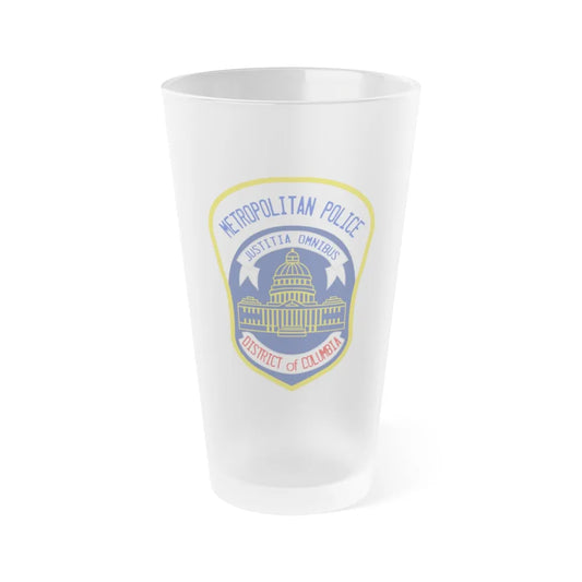 Metropolitan Police Department of the District of Columbia 2 - Frosted Pint Glass 16oz-16oz-Frosted-Go Mug Yourself