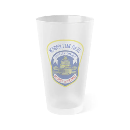 Metropolitan Police Department of the District of Columbia 2 - Frosted Pint Glass 16oz 16oz Frosted - Go Mug Yourself