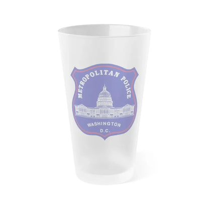 Metropolitan Police Department of the District of Columbia - Frosted Pint Glass 16oz 16oz Frosted - Go Mug Yourself