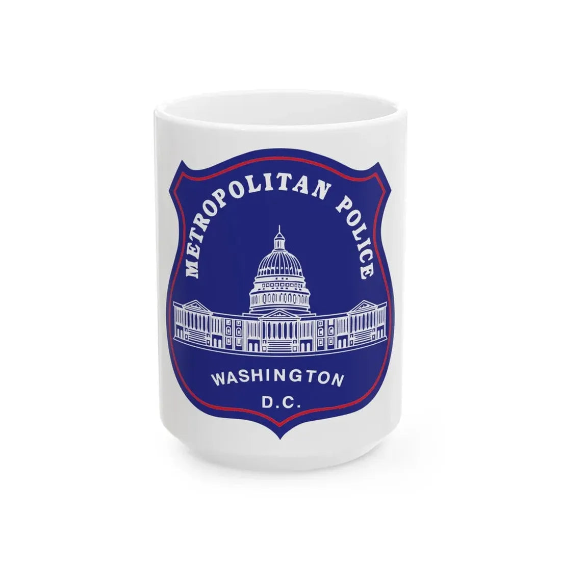 Metropolitan Police Department of the District of Columbia - White Coffee Mug 15oz - Go Mug Yourself