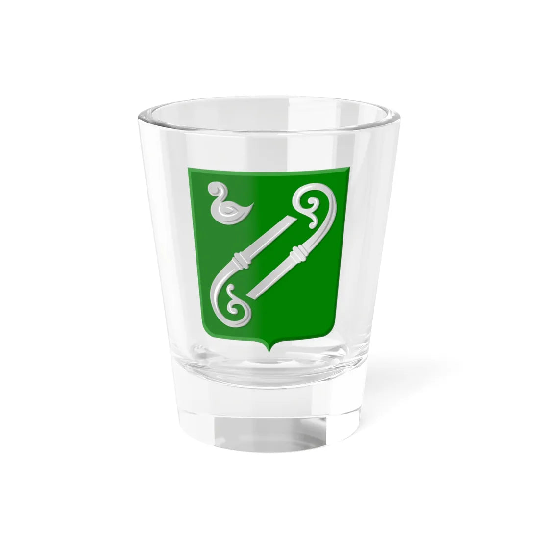 Mettet wapen (Belgium) (Coat of Arms) Shot Glass 1.5oz 1.5oz - Go Mug Yourself
