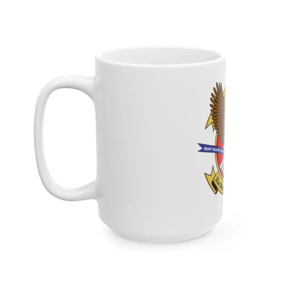 MEU CLB 31 (USMC) White Coffee Mug-Go Mug Yourself