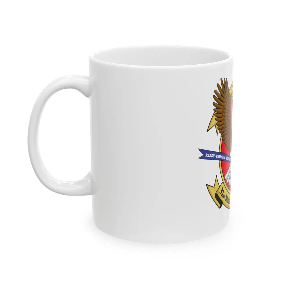 MEU CLB 31 (USMC) White Coffee Mug-Go Mug Yourself