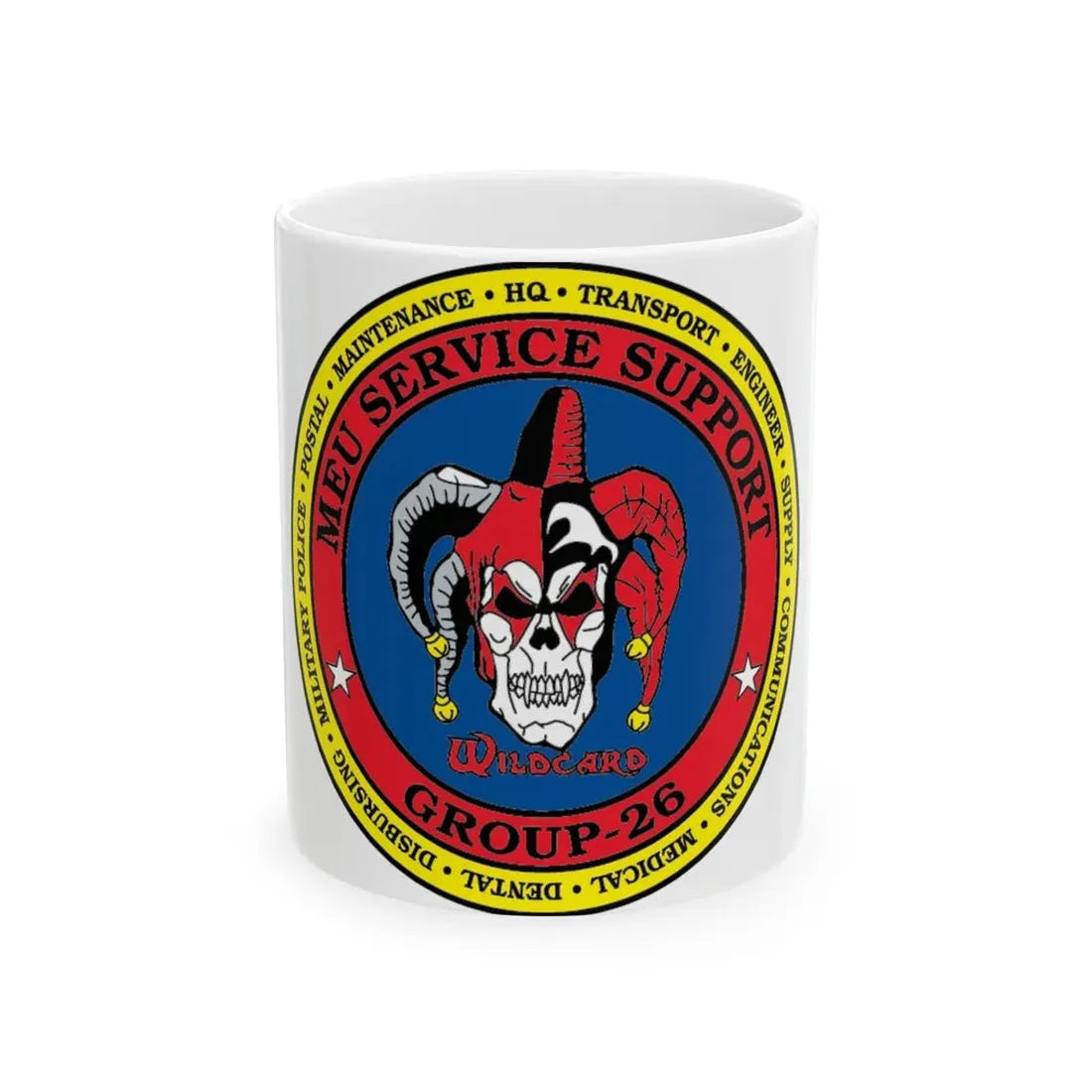 MEU Service Support Group 26 MSSG 26 (USMC) White Coffee Mug 11oz - Go Mug Yourself