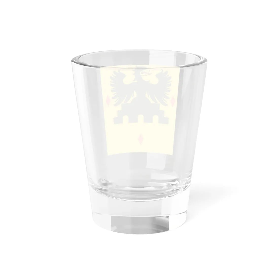 Meuble drapeaux Famille Masson dEcublens (Switzerland) Shot Glass 1.5oz - Go Mug Yourself