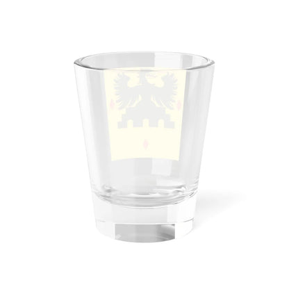 Meuble drapeaux Famille Masson dEcublens (Switzerland) Shot Glass 1.5oz - Go Mug Yourself